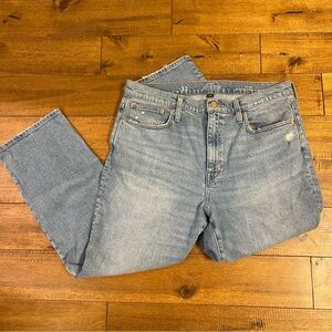 J. Crew Womens Sz 12 Slim Boyfriend Jean In Vail Wash Light Wash Five Pocket